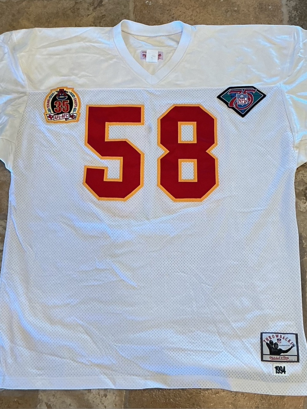 Derrick Thomas  KC Chiefs #58 Throwback Jersey